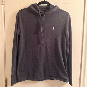 Polo by Ralph Lauren Men's Dark Gray Hoodie